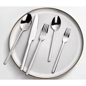 Juego de Cubiertos de Metal de Lujo, Cubertería Moderna para Comedor, Juego de Cuchara, Tenedor y Cuchillo, Vajilla Elegante para el Hogar, Hotel o Restaurante - Product Image 1
