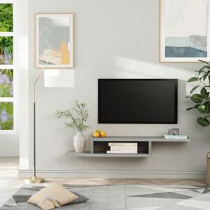 Mobile TV Moderno in Legno Stile Americano da Parete per Soggiorno - Product Image 6