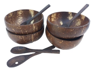 Customized Logo Coconut Lacquer Bowl Handicraft Tableware with Carved Technique Home <b>Lighting</b> Decoration Competitive Price - Product Image 4