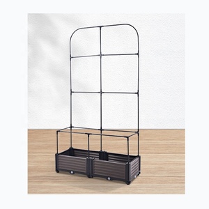 กระถางปลูกต้นไม้ทรงสี่เหลี่ยมพร้อมเสาค้ำต้นไม้แบบโอเบลิสก์ - Product Image 5