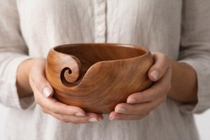 Wooden Yarn <b>Bowls</b> High Quality - Product Image 2