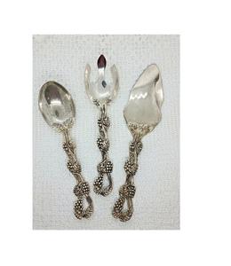 Cuchara y tenedor para ensalada de metal duradero con superficie pulida para recepción de bodas y servicio de hotel - Product Image 6