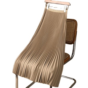 กระโปรงเข้ารูปผ้าคอตตอนเอวสูงสำหรับผู้หญิงมาใหม่ชุดเดรสราตรีปักเลื่อมแบบยาว - Product Image 1