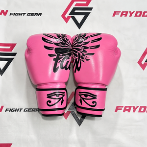 Guantes de Boxeo Blancos Personalizados Fairtex Falcon con Estampado, Modelo Muay Thai, para Adultos, Disponibles en Todas las Tallas y Colores - Product Image 3