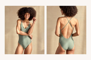 Solid Three-piece Swimsuit 2024 New Sexy Mesh Fashion <b>Bikini</b> Set Split Swimwear <b>Bikinis</b> & Beachwear - Product Image 2