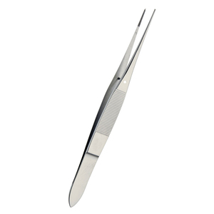 Pinces à tissus Treves 1x2 dents en acier inoxydable, instrument chirurgical certifié Preci HC-CL-187 STML - Product Image 1
