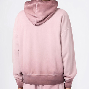 Sweat à capuche zippé pour homme, de haute qualité, délavé, brodé, personnalisé, en jersey épais et surdimensionné - Product Image 3