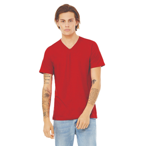 เสื้อยืดแฟชั่นฤดูร้อนใหม่ คอวี ทรงเข้ารูป สีพื้น สำหรับผู้ชาย ไซส์ใหญ่ ระบายอากาศได้ดี ผ้าฝ้ายใยไผ่ สวมใส่สบาย สามารถปรับแต่งได้ - Product Image 1