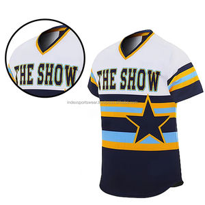 Vente en gros de vêtements de sport bon marché pour hommes avec logo personnalisé uniformes respirants maillots de baseball et softball pour adultes ensembles imprimés - Product Image 4