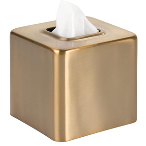 Metal Square <b>Tissue</b> <b>Box</b> Cover, Modern Facial Paper <b>Holder</b> Accessories for Bathroom Vanity Countertop,Bedroom Dresser <b>Tissue</b> <b>Box</b> - Product Image 1