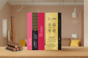 MELTING AROMAS - Polvo de Madera de Rosa Premium, 100% Natural, Aromático, Orgánico, Ecológico, Varillas de Incienso Indias - Product Image 3