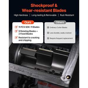 Broyeur de plastique 3HP/2.2KW, capacité de 100-150 kg/h, broyeur de bouteilles en plastique, granulateur, maille de 6 mm, machine en PVC ABS PTFE - Product Image 3