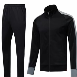 Survêtements de sport personnalisés en polyester pour hommes, grandes tailles, pour la course et l'entraînement de football, vente en gros - Product Image 2