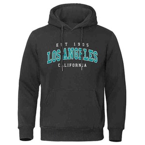 Sweat à capuche pour homme WX673680, logo imprimé par transfert thermique personnalisé, 100% coton, coupe ample, col extra large, pour le sport décontracté - Product Image 5
