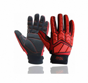 Vantrex Industries PRI Prêt à expédier, protection contre les chocs en TPR, rembourrage SBR, résistance aux vibrations, sécurité au travail, mécanicien, rouge, spandex - Product Image 1