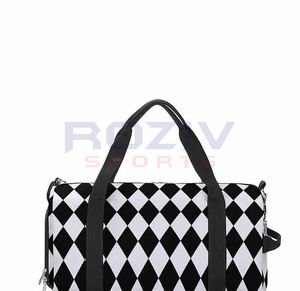 Bolsa de Lona con Cierre de Nailon Sublimado, para Mujeres y Hombres, para Viajes, Deportes, Baile, Gran Capacidad, Ecológica - Product Image 5