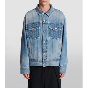 Light <b>Denim</b> <b>Jacket</b> Man 100% Cotton with Attractive Front Pockets Style Casual <b>Denim</b> Buttons <b>Jackets</b> for Men with cheap quality - Product Image 2