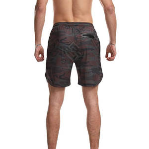 Pakistan Made Cheap Price Customized Color Casual Solid Men Double <b>Layer</b> Shorts High Quality Eco-Friendly Breathable Quick Dry - Product Image 2