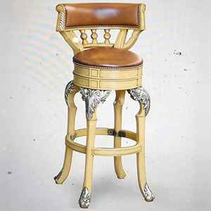 Hot Sale 100% Solid Wood Modern Accent Classic Contemporary Home Counter Bar Chair Kitchen Living Room Swivel <b>Stool</b> Chairs - Product Image 5