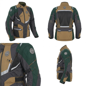 Ensemble de combinaison de moto en textile respirant en nylon et coton 220g pour homme, veste de moto et tenue de touring, vente en gros OEM - Product Image 2