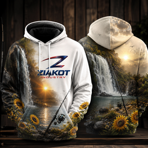 เสื้อฮู้ดดี้ ZIAKOT แบบ unisex แขนยาว พิมพ์ลายซับลิเมชั่น ลายชายหาดยามอาทิตย์อัสดง ผ้าโพลีเอสเตอร์ระบายอากาศได้ดี เสื้อสเวตเชิ้ตลำลองสำหรับผู้ใหญ่ ใส่ได้ในฤดูใบไม้ร่วง - Product Image 5
