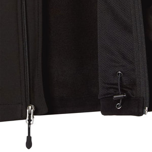 Veste Softshell Respirante pour Homme, Chaude et Personnalisable, Noire, Imperméable, avec Col Montant et Fermeture Éclair, Manteau d'Extérieur Hiver - Product Image 5