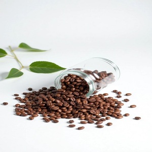Grains de café Robusta bio torréfiés, goût doux, arôme intense, pour préparer des boissons spéciales comme l'espresso, le cappuccino, le latte - Product Image 1