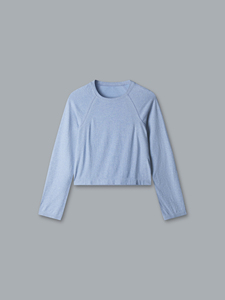 Camiseta Premium de Manga Larga con Cuello Redondo para Mujer, Algodón Suave y Elástico, Básica e Informal - Product Image 4