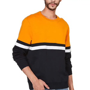 Sweat-shirts à col rond unis de qualité export pour hommes, avec logo personnalisé, en tissu polaire écologique, coupe-vent et à séchage rapide - Product Image 1