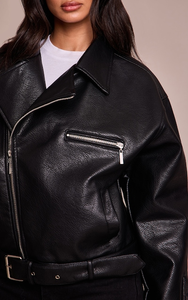 Abrigos de Punto de Algodón para Mujer, a la Moda, Otoño Invierno 2026, Transpirables, con Cierre, Estilo Motociclista, Chaquetas Bomber - Product Image 6