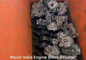 Déchiqueteuses de métaux industrielles robustes semi-automatiques pour blocs de moteur – Broyeurs de ferraille - Product Image 2