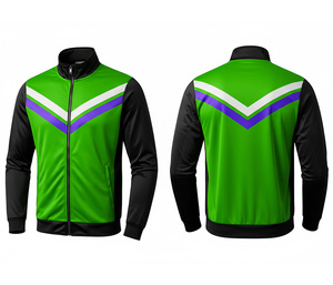 Chaqueta Deportiva Sublimada con Cierre Completo, Ropa para Correr y Fitness, Cálida, Transpirable y de Secado Rápido |   Tallas Hombre Mujer Juvenil - Product Image 1