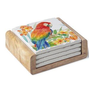 Modern Finish MDF Printed <b>Coasters</b> Enamel Coated <b>Heat</b> Resistant Table Pads for Home Kitchen Dining Coffee Decor Use - Product Image 6