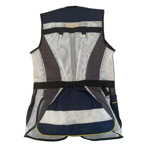 Chaleco de Caza y Tiro Personalizado Azul con Múltiples Paneles para Tiro al Pichón, Ligero, de Poliéster, con Logotipo Personalizado OEM - Product Image 2