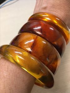 Colorful Handmade <b>Resin</b> Bangle for Women, Unique Artistic Epoxy <b>Resin</b> Fashion Jewelry, Lightweight Bracelet for Casual and Every - Product Image 3