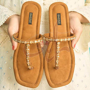 Sandalias Kolhapuri de Alto Rendimiento para Mujer, Último Estilo, Estampadas, Antideslizantes, Hechas a Mano, Precio Económico, Venta al Por Mayor - Product Image 5