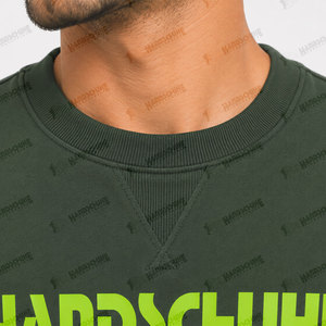Nuevo suéter de manga larga para hombre, de color sólido, estilo casual, básico, de algodón mezclado, grueso. - Product Image 4