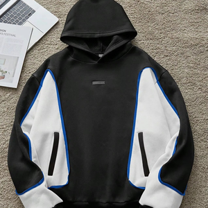 Sudadera con capucha unisex para hombre y mujer, estilo urbano, holgada, informal, con capucha, de forro polar, para invierno, a la moda, para uso diario. - Product Image 1