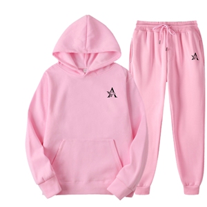 OEM Men's <b>Oversized</b> 2-Piece Tracksuit Heavyweight Hoodie & <b>Sweatpants</b> with Customizable Logo Print High Streetwear - Product Image 6