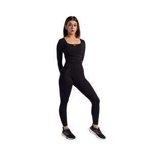 Women's Gym <b>Leggings</b> High Quality Spandex/Nylon <b>Knitted</b> Fitness Wear Mid Waist Breathable Anti-Bacterial <b>Leggings</b> For All Sizes - Product Image 3