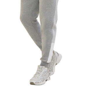 Mens Light Grey Fleece Hooded <b>Tracksuit</b> Casual Athletic Gymwear Jogger Set Streetwear Winter Sports Activewear Outfit - Product Image 5