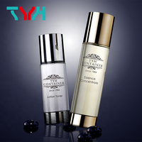 Flacon cosmétique PETG 100ml/120ml/150ml/200ml avec bouchon PP, bouchon PE, base ABS anti-fuite et pompe pulvérisatrice pour masque facial et sérum de soin de la peau