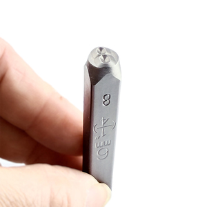 Jeu de poinçons en acier de qualité industrielle supérieure de 6 mm avec caractères allemands, support OEM - Product Image 2