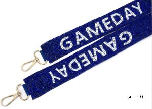 กระเป๋าถือแฟชั่นสีขาวและสีฟ้าประดับลูกปัดสำหรับกระเป๋าสะพายไหล่กระเป๋าถือปักที่จับปรับได้จากอินเดียสำหรับผู้หญิง - Product Image 3