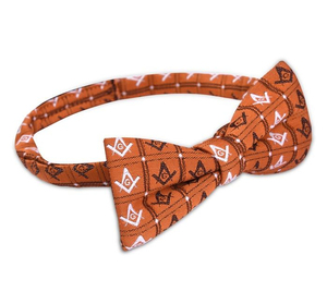 Noeud papillon en soie pré-noué de couleur unie orange, style papillon, avec sangle réglable, durable, respirant et à séchage rapide, accessoire formel - Product Image 4