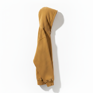 <b>Men's</b> Hooded Fleece Sweatshirt Solid Color Casual Wear Regular Fit Autumn Style Cotton Knitted <b>Pullover</b> with Front Pocket - Product Image 5