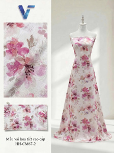 Tela de Chifón Jacquard Floral, 100% Poliéster, Ligera, Tejida y Transpirable, 150/160cm, Modelo 8936, para Vestidos de Mujer - Product Image 6