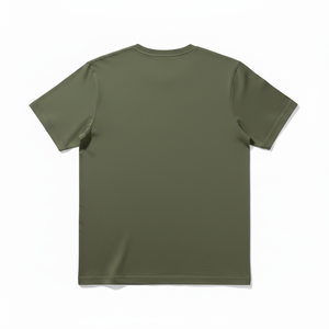 เสื้อยืดแขนสั้นผู้ชายสีตามสั่ง ทรงปกติ คอกลม ผ้าแคนวาสถักเนื้อแน่น ระบายอากาศได้ดี ป้องกันรอยยับ น้ำหนัก 300 กรัม - Product Image 2