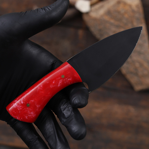 Cuchillo Nórdico Forjado con Recubrimiento en Polvo, Hoja Fija de Punta Caída, Mango de Resina de Grado Industrial, Cuchillo Personalizado OEM para Caza y Camping - Product Image 5