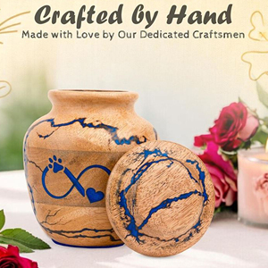 Wholesale Solid Wood Cremation Urn for Adults Wooden Funeral Urn with Secure Bottom Opening by AYAANS - Product Image 6
